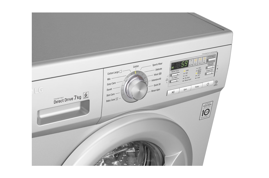 LG 7kg Front Loader Washing Machine F10B8QDP5 LG South Africa