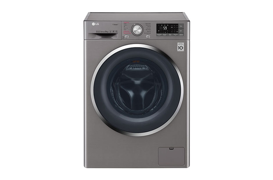 LG 9kg Stone Silver Front Loader Washing Machine, FH4U2VYP2S